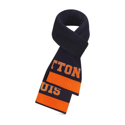 Louis Vuitton Louis Scarf In Noir Orange