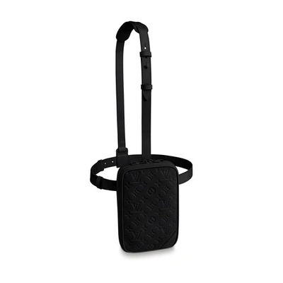 Louis Vuitton Utility Side Bag In Black
