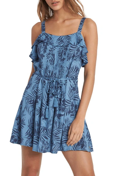 Roxy Women's Solo Adventure Strappy Dress In Blue Heaven