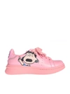 MARC JACOBS PEANUTS X THE TENNIS SHOE IN PINK