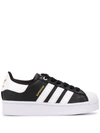 Adidas Originals Superstar Bold Low-top Platform Sneakers In Black