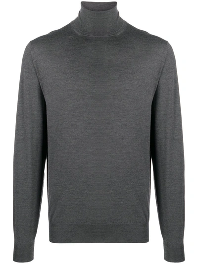 Dell'oglio Roll Neck Sweater In Grey
