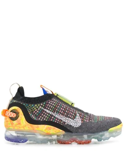 Nike Multicolor Air Vapormax 2020 Flyknit Sneakers In Iron Grey,multi-color,white