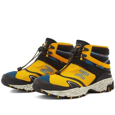 New Balance Snow Peak Tokyo Design Studio Nobium Suede And Rubber-trimmed Mesh 3-in-1 Boots In Yellow