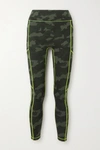 ALL ACCESS RECORD BREAKER CAMOUFLAGE-PRINT STRETCH LEGGINGS