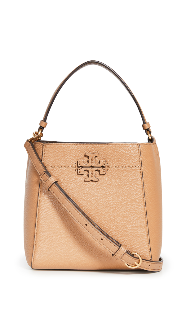 Tory Burch Mcgraw Small Leather Bucket Bag | IUCN Water