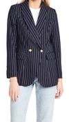 LIONESS HEIRESS PINSTRIPE BLAZER