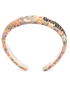 GUCCI FLORAL PRINT HAIRBAND WITH EMBROIDERY