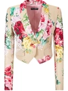 DOLCE & GABBANA FLORAL-PRINT SPENCER JACKET