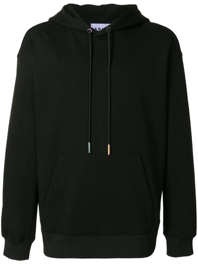 Solid Homme Solid Oversized Hoodie In Black