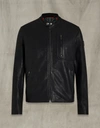 Belstaff Long Way Up Montana Leather Jacket In Black