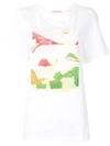 MAGGIE MARILYN ABSTRACT-PRINT COTTON T-SHIRT