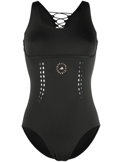 Adidas By Stella Mccartney Truepurpose Swimsuit In Black