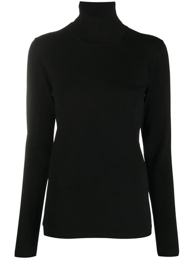 Stella Mccartney Roll-neck Knitted Jumper In Black