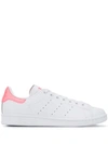Adidas Originals Stan Smith Floral-print Leather Sneakers In White