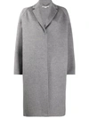 Stella Mccartney Erika Double Breasted Wool Coat In Grey