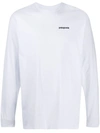Patagonia Crew Neck Long Sleeves T-shirt In White