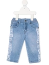 STELLA MCCARTNEY MUSIC NOTE-PRINT JEANS