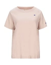 Champion T-shirts In Light Brown
