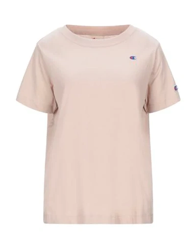 Champion T-shirts In Light Brown