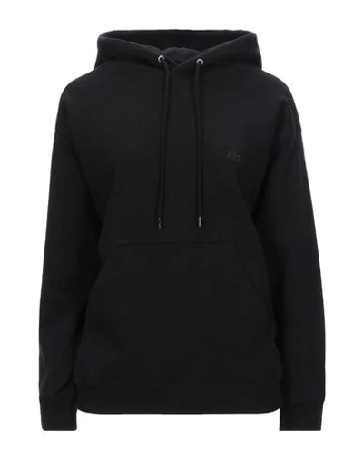 Balenciaga Hooded Sweatshirt In Black