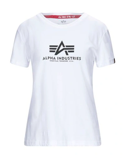 Alpha Industries T-shirt In White