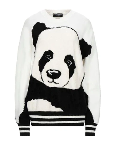 Dolce & Gabbana Sweaters In Ivory