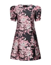 Dolce & Gabbana Short Dresses In Black