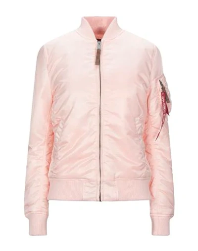 Alpha Industries Bomber In Light Pink