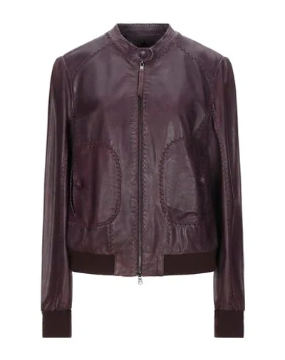 Marc Cain Bomber In Deep Purple