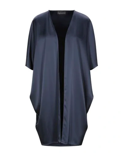 Gianluca Capannolo Overcoats In Dark Blue