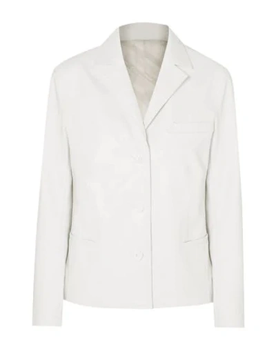 Commission Suit Jackets In White