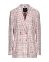 T-JACKET BY TONELLO T-JACKET BY TONELLO WOMAN BLAZER PINK SIZE M COTTON, ACRYLIC, VISCOSE, POLYESTER,49597560RK 7