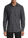 JOHN VARVATOS SLIM-FIT PRINTED SHIRT,0400012501311