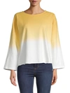 SUNDAYS WOMEN'S OLLEY OMBRE TOP,0400013114425