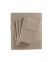 Madison Park 800 Thread Count Cotton Blend Sateen 6-pc. Sheet Set, King Bedding In Khaki