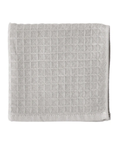 Uchino Waffle Twist 100% Cotton Washcloth In Linen