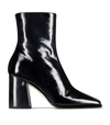 JIMMY CHOO BRYELLE 85 GLOSSY LEATHER BOOTS,15832663