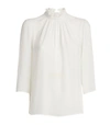 CLAUDIE PIERLOT PIECRUST COLLAR BLOUSE,15899971