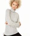 CHARTER CLUB WOMEN'S 100% CASHMERE TURTLENECK SWEATER, CREATED FOR MACYS