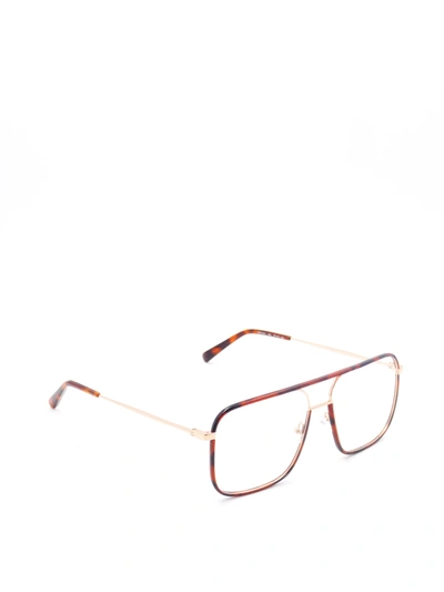 Stella Mccartney Sc0124o Glasses In Gold Gold Transparent
