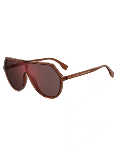 Fendi Ff 0377/s Sunglasses In L Brown