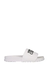 VERSACE JEANS COUTURE SLIDE SANDALS WITH LOGO,11528060