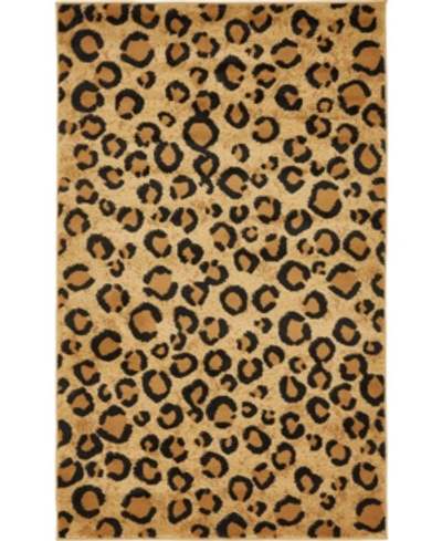 Bridgeport Home Maasai Mss2 Light Brown 3' 3" X 5' 3" Area Rug