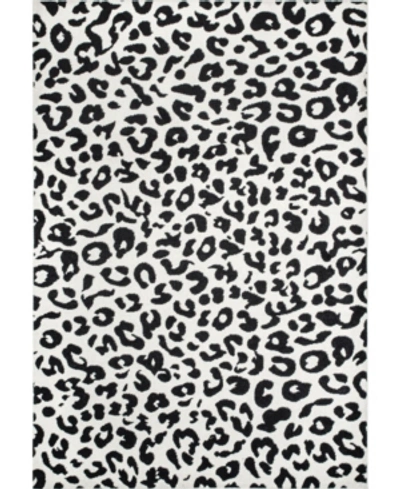 Nuloom Leopard Rzbd61c Onyx 6'7" X 9' Area Rug