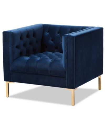 Furniture Zanetta Lounge Chair In Blue