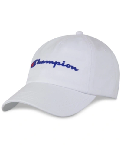 Champion Men's Logo Hat In White