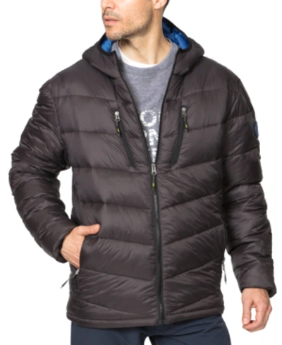 Hawke & Co. Outfitter Men's Packable Chevron Parka In Carbon
