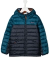 Patagonia Reversible Quilted Jacket In Blue