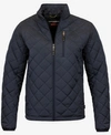 Hawke & Co. Men's Diamond Quilted Heritage Jacket, Created For Macy's In Hawke Navy